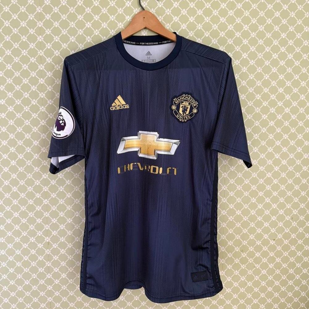 Adidas navy manchester united 2018/19 jersey